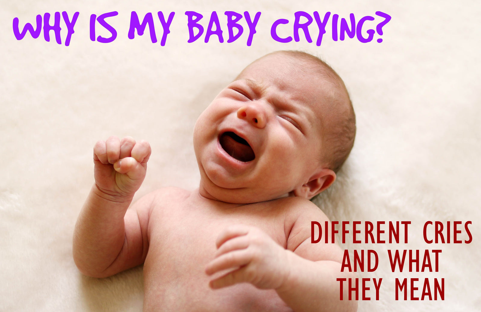 baby cries and what they mean