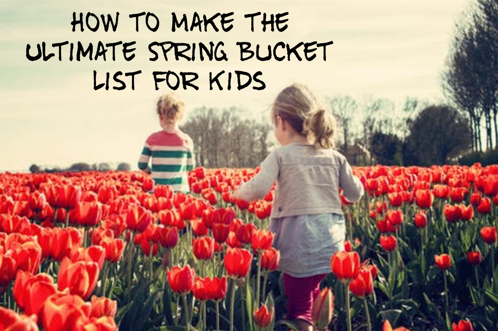 how to make the ultimate spring bucket list for kids