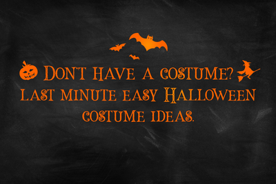 8 Super Easy Homemade Halloween Costume Ideas