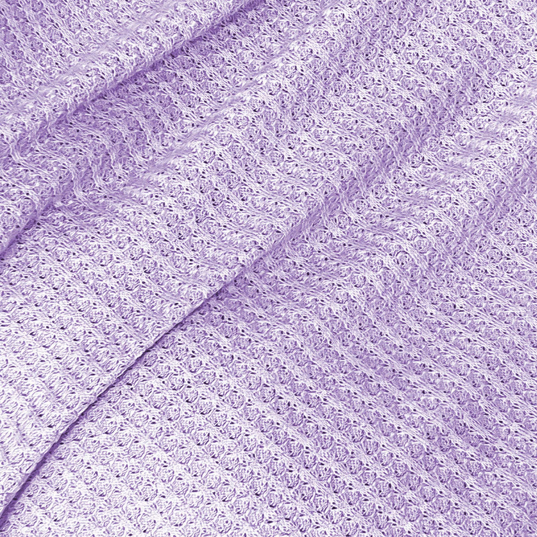 Purple Knit Wrap Set