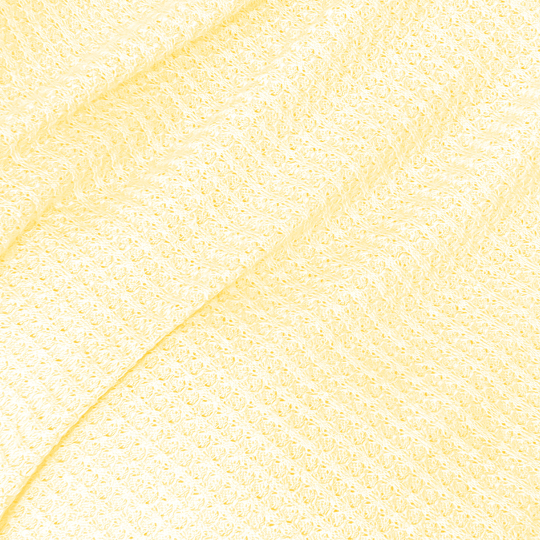 Yellow Knit Wrap Set