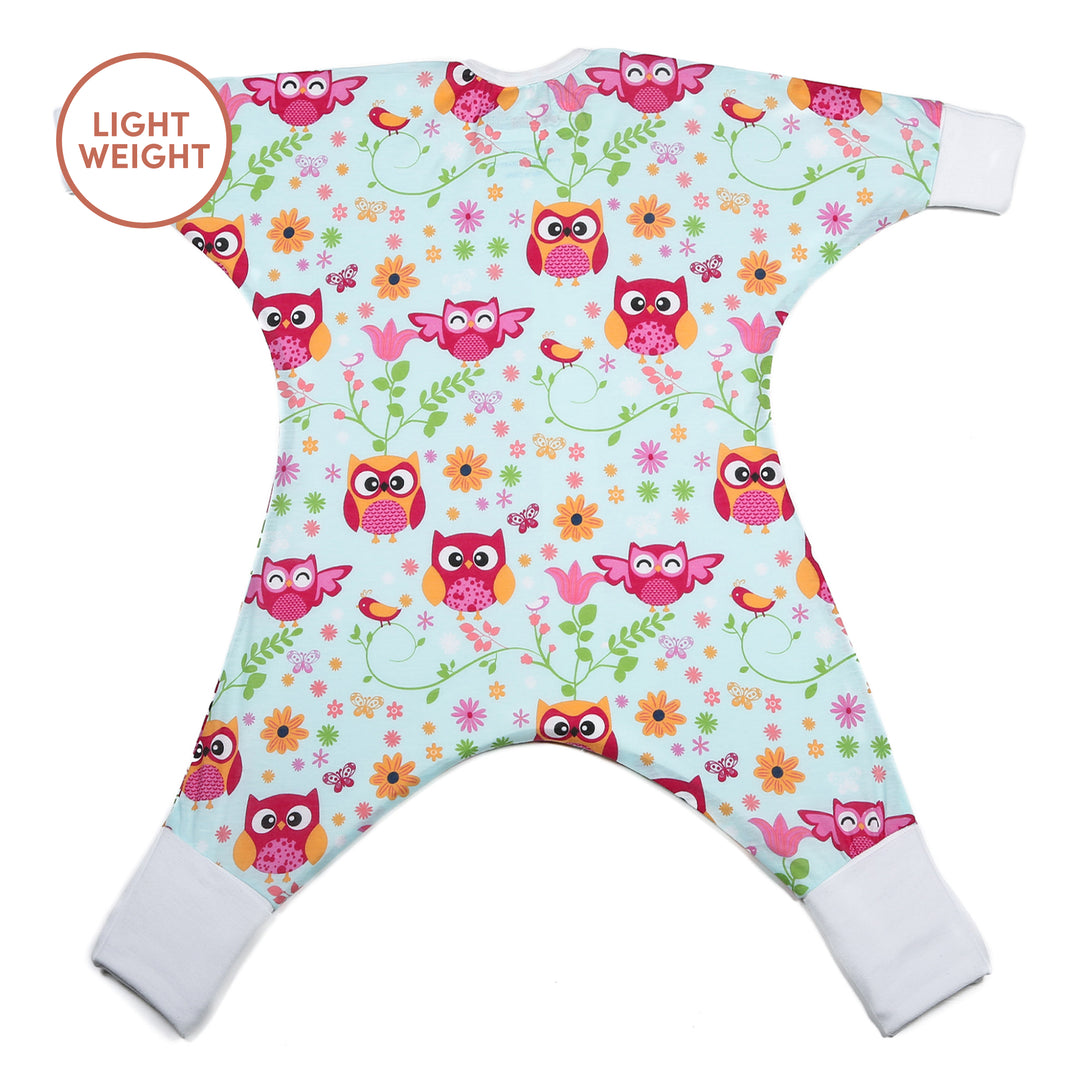 Pink Owl Flying Squirrel Pajama - Lightweight