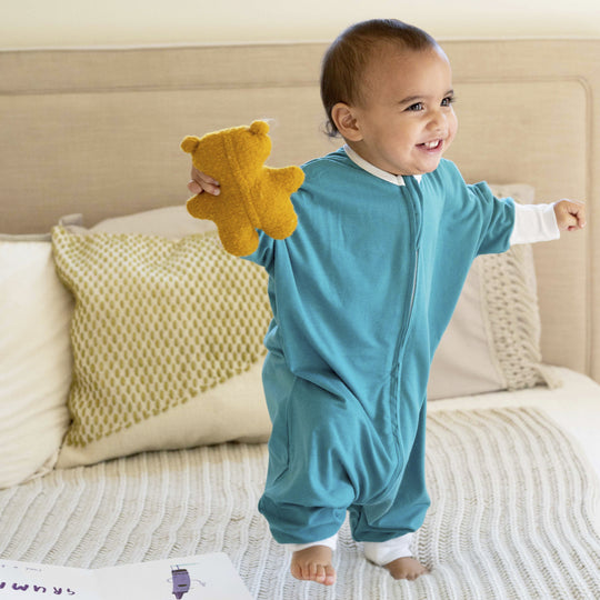 Classic Teal Flying Squirrel Pajama