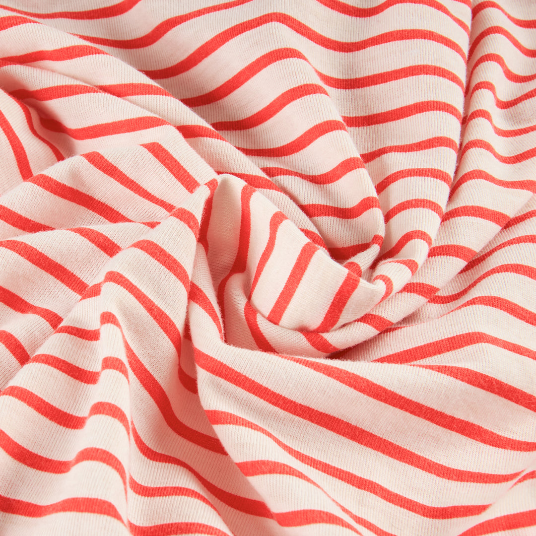 Cream & Red Stripes Zipadee-Zip Swaddle Transition