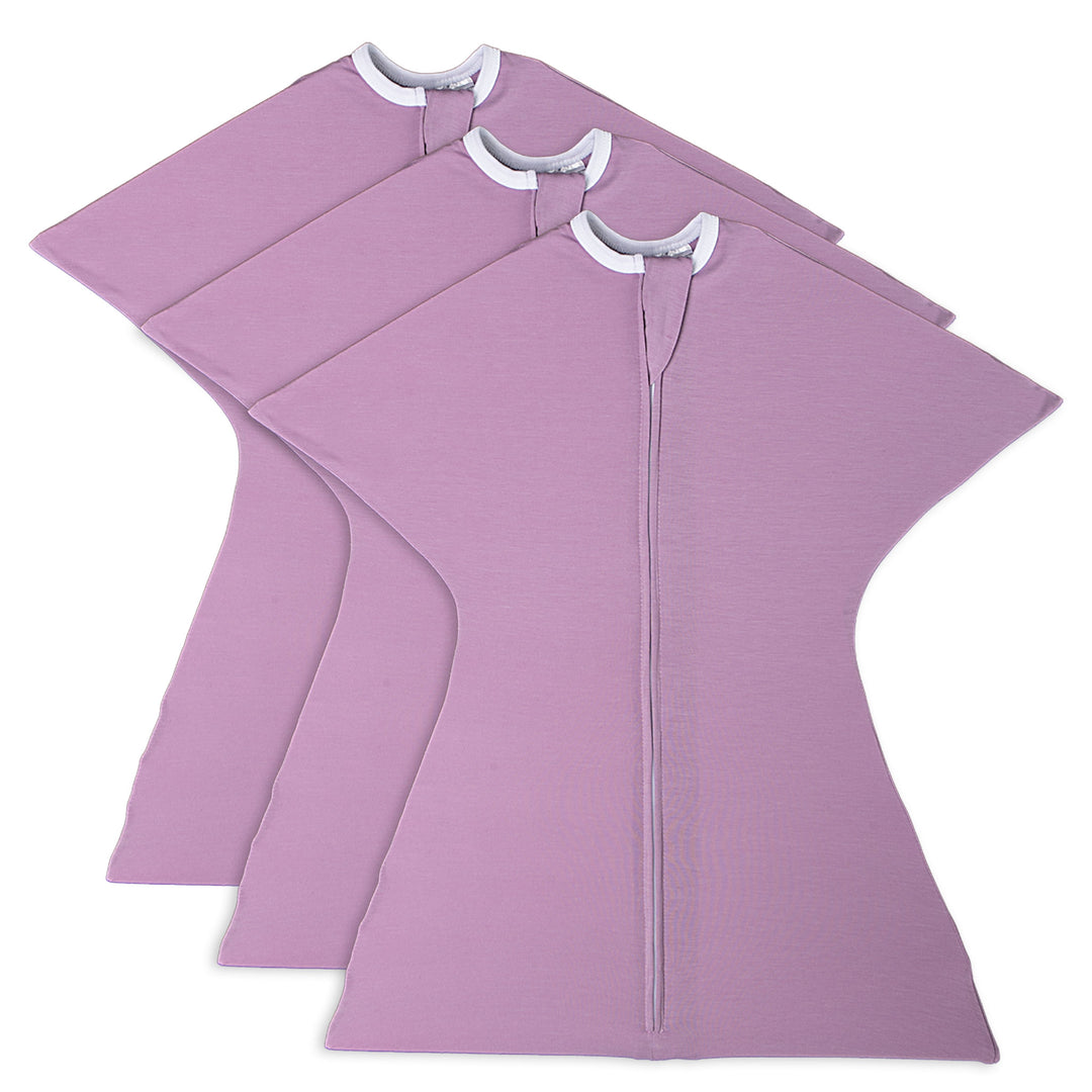 Classic Lavender ZipadeeZip Swaddle Transition Bundle of 3