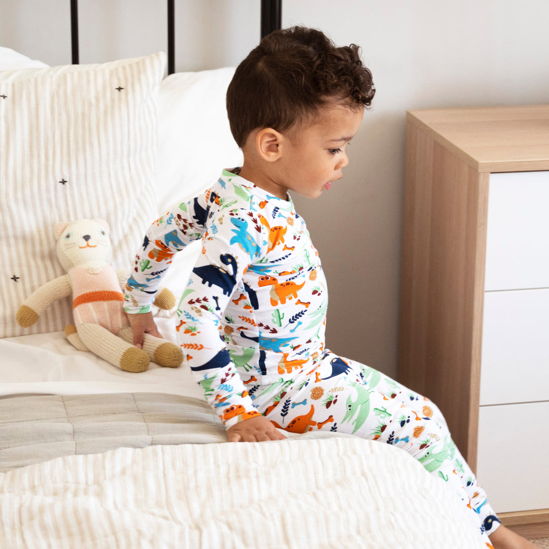 Boy Dino Two-Piece Pajama Set