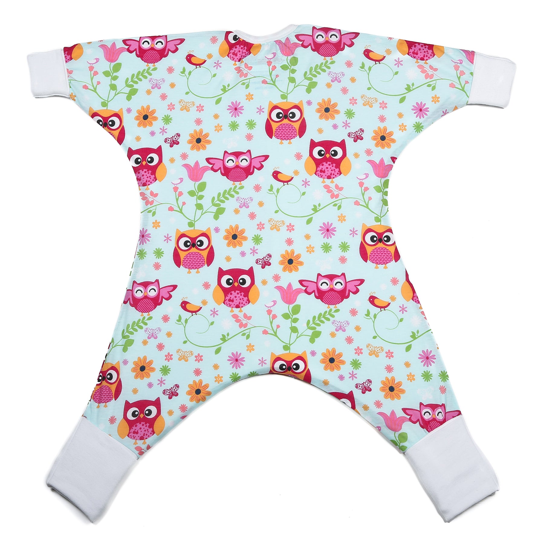 Pink Owl Flying Squirrel Pajama - Lightweight – Sleeping Baby