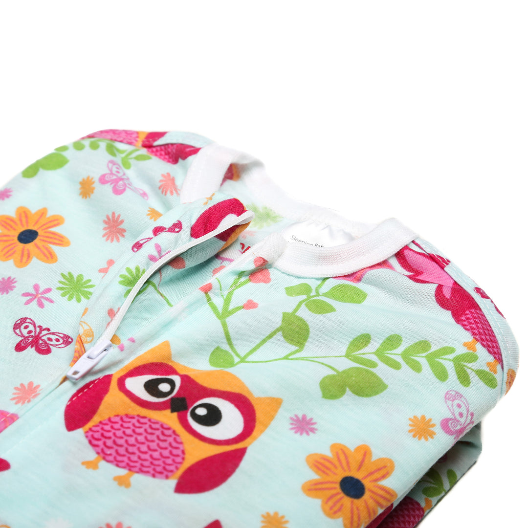 Sleeping Baby Zipadee Zip Swaddle Transition Baby Sleepsuit Pink Owl Lightweight