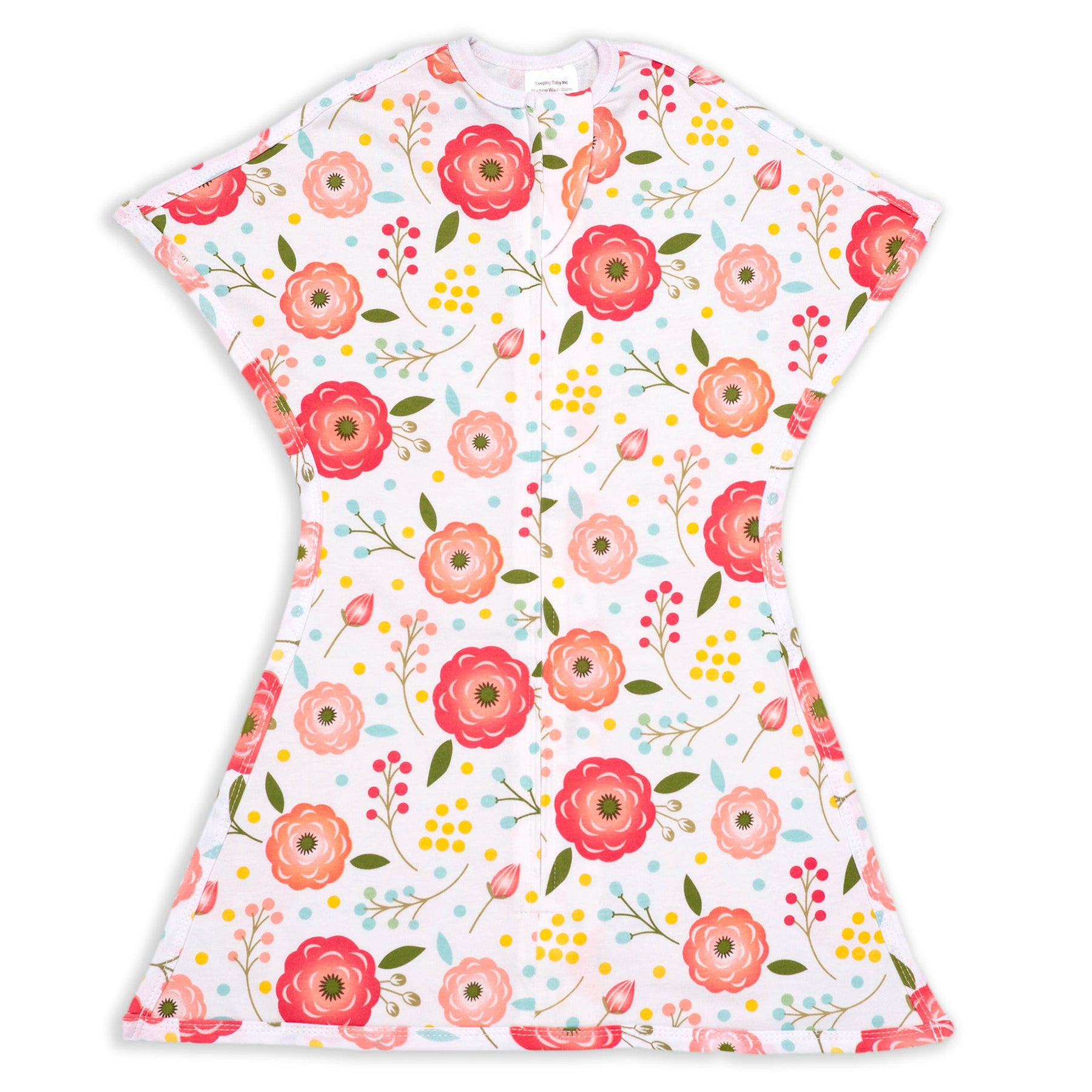 Pink Poppy ZipadeeZip Swaddle Transition Sleeping Baby