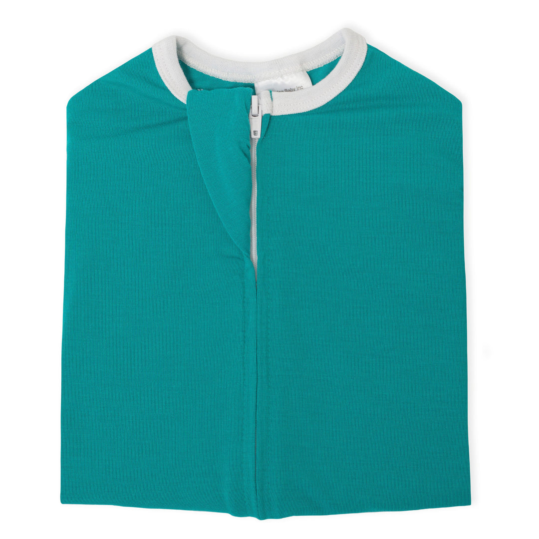 Classic Teal ZipadeeZip Swaddle Transition Bundle of 2 Sleeping Baby